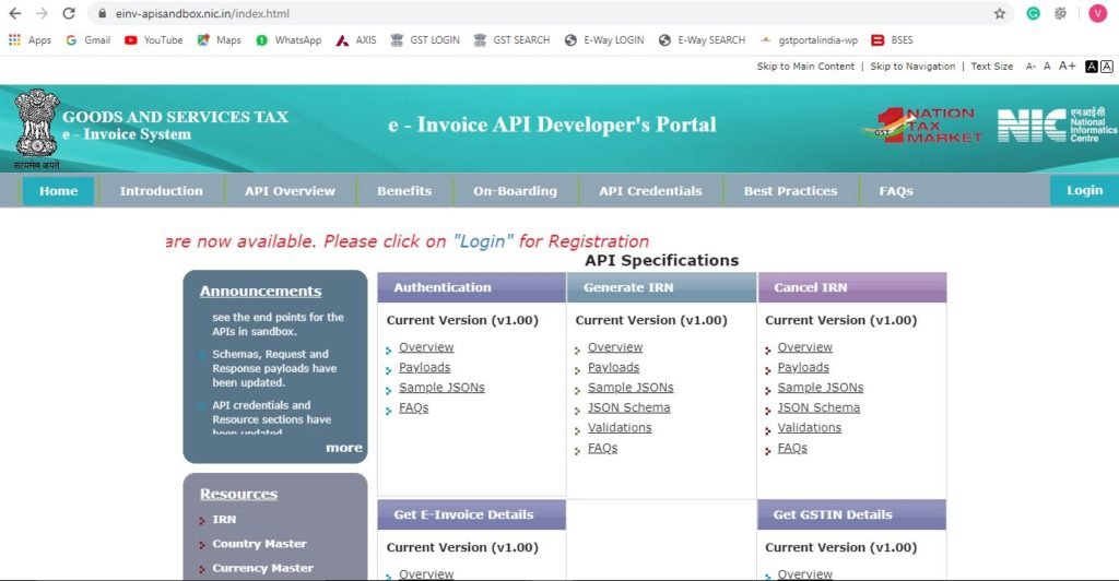 What is the e-Invoice API Developer's Portal? - GST PORTAL INDIA