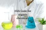 hsn code for organic chemicals