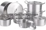 hsn code for aluminium
