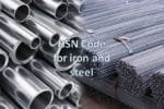 hsn code for iron and steel