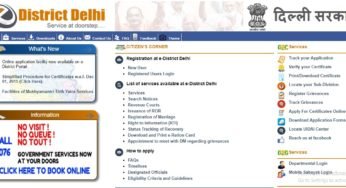 E District Delhi How To Register Login Apply Online Gst Portal India