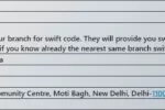 SBIN0001967 IFSC Code for SBI Moti Bagh, Delhi