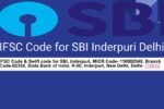 SBIN0002358 IFSC Code for SBI Inderpuri Delhi