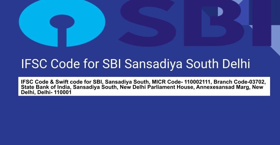 SBIN0003702 Swift Code for SBI Sansadiya South