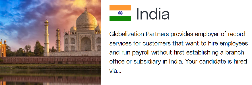 globalization partners in India-services